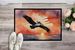 Pelican Fiery Sunset Doormat Front Door Mat Indoor Outdoor Rugs For Entryway, Non Slip Washable Low Pile, 24H X 36W_maomaolike.com