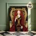 Dark Fantasy Queen & Dragon Painting Poster, Luxurious Gothic Style Poster, Mysterious Ornate Design With Red-haired Queen Holding Golden Cup, Ideal_maomaolike.com