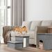 Dog Stairs For Bed And Couch 42cm H, Foldable Dog Stairs For Small Older Dogs Cats, 4 In 1 Adjustable Pet Cat Stairs Steps With Storage, Dog Ramps With Condo, Cat Scratcher, Hold Up To 180LBS_maomaolike.com
