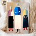 Abstract Figure Painting Poster, Vibrant Color-Blocked Minimalist Figure Poster, Unique Artistic Decor For Living Room, Office And Art Display Areas_maomaolike.com