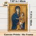 Religious Icon Virgin Mary And Child Painting Poster, Traditional Byzantine-style Sacred Figure Poster, Serene Spiritual Artwork Ideal For Home Prayer_maomaolike.com