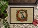 Italian Greyhound Christmas Flowers Doormat Front Door Mat Indoor Outdoor Rugs For Entryway, Non Slip Washable Low Pile, 24H X 36W_maomaolike.com