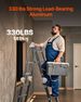 Multi-Purpose Folding Ladder 7-in-1 3 Step 12ft With Scaffolding Plank_maomaolike.com