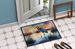 Blue Heron Setting Sun Doormat Front Door Mat Indoor Outdoor Rugs For Entryway, Non Slip Washable Low Pile, 24H X 36W_maomaolike.com