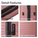 Luggage Set 3 Piece, PP Hardshell Carry On Suitcase With Spinner Wheels & TSA Lock, Lightweight Suitcases For Business, Trip, (20"/24"/28"), Pink_maomaolike.com