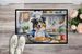 Australian Shepherd The Chef Doormat Front Door Mat Indoor Outdoor Rugs For Entryway, Non Slip Washable Low Pile, 24H X 36W_maomaolike.com