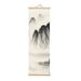 New Chinese Style Solid Wood Hanging Decorative Scroll Beautiful Landscape Sofa Background Wall Spray Painting_maomaolike.com
