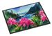 Washington Coast Rhododendrons In Watercolor Doormat Front Door Mat Indoor Outdoor Rugs For Entryway, Non Slip Washable Low Pile, 24H X 36W_maomaolike.com