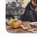 Scottish Terrier Fall Kitchen Pumpkins Memory Foam Kitchen Mat Machine Washable Anti-Fatigue Mat Cushion Comfort Bath Mat Or Kitchen Rug_maomaolike.com
