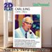 Carl Jung Themed Painting Poster, Vibrant Polygonal Style Portrait Poster, Informative Design With Psychological Theory Introduction, Ideal For Study_maomaolike.com
