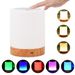 Home Furniture New LED Colorful Creative Wood Grain Charging Night Gift Bedside Table Lamp Touch Pat Atmosphere Light_maomaolike.com