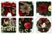 30cm Christmas Wreath, Artificial Flower Wreath For Shop Windows And Doors, Christmas Decorations For Shopping Malls._maomaolike.com