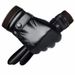 Leather gloves men's winter riding plus velvet thick warm windproof waterproof touch screen winter motorcycle riding gloves_maomaolike.com