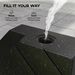 Offset Umbrella Base Outdoor Umbrella Weights, 132 Lb. Capacity Water Or 176 Lb. Capacity Sand, Black_maomaolike.com