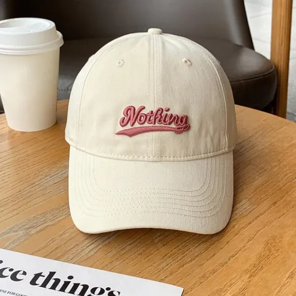 Hot Sale RICYGVM Letter Embroidery Baseball Hat For Women Men Fashion Duck Tongue Cap Outdoor Sunshade Peaked Caps Solid Color_maomaolike.com