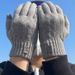 Warm Gloves For Men Can Touch Screen Wool Knitting Riding And Driving With Wool Thickening For Cold Protection_maomaolike.com