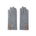 Winter wool gloves women's thin section plus velvet warm fashion cashmere autumn and winter girls fingertip flip can touch the screen_maomaolike.com