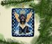 Portuguese Water Dog My Angel Porcelain Ornament Christmas Tree Hanging Decorations For Home Christmas Holiday, Rectangle, Gift, Multicolor_maomaolike.com