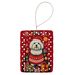 Coton De Tulear Holiday Christmas Porcelain Ornament Christmas Tree Hanging Decorations For Home Christmas Holiday, Rectangle, Gift, Multicolor_maomaolike.com