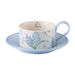 Original Floral Ceramic Coffee Cup Office Home Afternoon Tea Coffee Cup And Saucer Set_maomaolike.com