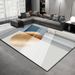 Living Room Rug,Large Rug,Oversized, Gold Leaves Design,Bedroom Rug,Soft And Thick, Machine Washable, Thickened Rug, Bedside Rug,Decorative Indoor Rug_maomaolike.com