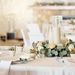 50pcs Rose Dinner Napkins, Disposable White Party Napkins With Built-in Cutlery Pocket, Linen Texture Napkins, 15.75x15.75 Inch, For Wedding Bridal Shower Restaurant Table Decoration Supplies_maomaolike.com