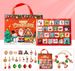 Christmas Earrings Jewelry Gift Box Blind Box Jewelry Gift Countdown Calendar Advent Necklace Blind Box_maomaolike.com