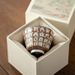 Vintage Ceramic Tea Cup Dunhuang Buddha Gilded Silver Agarwood Cup Master Cup_maomaolike.com