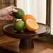 Japanese Wooden Tray Food With Glass Lid Fruit Cake Dessert Nut Snack Kitchen Storage Box_maomaolike.com