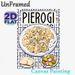 Pierogi Themed Painting Poster, Vintage Illustrated Polish Cuisine Scene Poster, Appetizing Traditional Food Display, Ideal For Kitchen And Dining_maomaolike.com