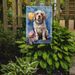Clumber Spaniel Happy Birthday Garden Flag Mailbox Flag Decorative Yard Flag Banner Outside Patio Artwork Yard Flower Beds, Garden Size, Multicolor_maomaolike.com
