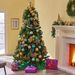 7'Noble Hinged Tree With 500 MultiLights-UL,Dia:48_maomaolike.com