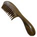 Genuine Sandalwood Wide-Tooth Comb For Curly Hair, Anti Hair Loss & Perm Friendly Coarse Tooth Hair Comb
_maomaolike.com