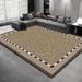 Living Room Rug,Large Rug,Oversized, Gold Leaves Design,Bedroom Rug,Soft And Thick, Machine Washable, Thickened Rug, Bedside Rug,Decorative Indoor Rug_maomaolike.com