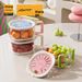 VANFOLA Retractable 2-in-1 Drain Basket With Lid, Household Thickened Washing Basket, Cute Fruit Strainer & Dehydration Colander_maomaolike.com