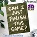 Gaming Quote Painting Poster, Vintage Cracked White Lettering On Dark Green Poster, Relatable Gaming-themed Slogan, Ideal For Game Room, Living Space_maomaolike.com