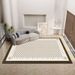 Living Room Rug,Large Rug,Oversized, Gold Leaves Design,Bedroom Rug,Soft And Thick, Machine Washable, Thickened Rug, Bedside Rug,Decorative Indoor Rug_maomaolike.com