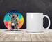 Hippie Animal Zebra Large Sandstone Coasters Pack Of 4 Absorbent Round Coasters Decor Gifts For Men Or Women, 4 In, Multicolor_maomaolike.com