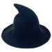 Unisex Cotton yarn wizard knitted Halloween witch hat spire foldable magic hat_maomaolike.com