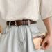 HOT A men, simple and versatile, student black needle buckle, personalized decoration, belt for women_maomaolike.com