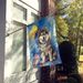 Alaskan Malamute Happy Birthday House Flag Large Porch Sleeve Pole Decorative Outside Yard Banner Artwork Wall Hanging, Polyester, House Size, Multicolor_maomaolike.com