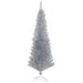 Artificial Pencil Christmas Tree, Slim Xmas Tree With Realistic Branch Tips And Plastic Stand_maomaolike.com