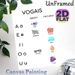 Portuguese Vowel Learning Painting Poster, Colorful Cartoon Illustrated Poster, Features Categorized Vowels With Matching Vocabulary, Suitable For_maomaolike.com