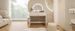 39" Makeup Vanity Table With Mirror Touch Screen Lighted Mirror, Dressing Table With Drawer For Bedroom, White_maomaolike.com