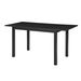 59‘’ Extendable Dining Table, Modern House Dining Room Table For 4-8, Wooden Kitchen Table , Dining Room, Working Office, Home Living Room Furniture For Small Space, Black_maomaolike.com