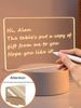 1Pc Writable Erasable Decoration Light With Marker Pen, USB Power Table Lamp, Creative Gift For Children Girls_maomaolike.com