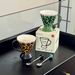 Vintage Leopard Print Ceramic Cup, Creative Conical Water Cup, Coffee Cup With Spoon, Gift Box For Best Friend's Birthday_maomaolike.com