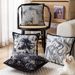 Home Garden Sofa Pillowcase Ins Style Modern Simple Black Living Room Decorative Pillow Bedside Cushion Back Pillow_maomaolike.com