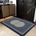 Living Room Rug Large Size Gorgeous Gold Frame Design Bedroom Rug Plush Thickened Machine Washable Thickened Underlay Interior Decorative Rug_maomaolike.com