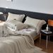 Wholesale Nordic Light Luxury 60s Lenzing Tencel Four-Piece Simple Striped Naked Sleep Lyocell Cool Sensation 4-Piece Set_maomaolike.com